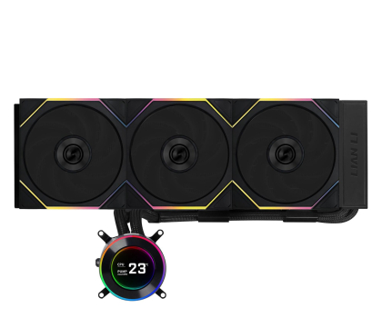 Chłodzenie wodne Lian Li HydroShift II LCD-C 360TL ARGB Black 3x120mm